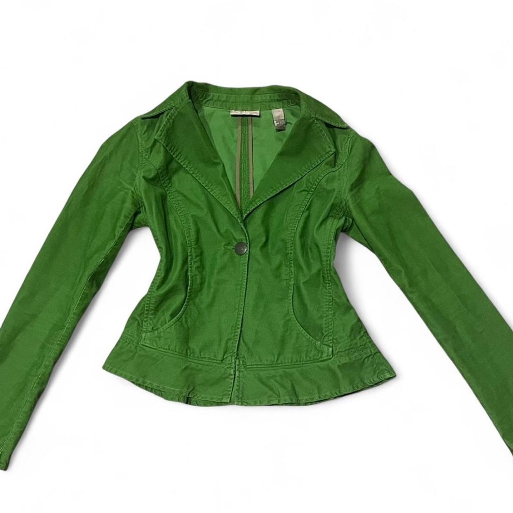 Vintage Vibrant Green Women's Blazer